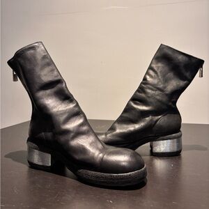 Guidi 788Z Back Zip Boots – Brushed Metal Heel – Women’s 7.5 (24 cm Insole)